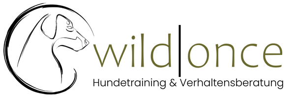 Das Logo von wild|once Hundetraining & Verhaltensberatung Inhaberin Maria Bernhard geprüfte Hundetrainerin